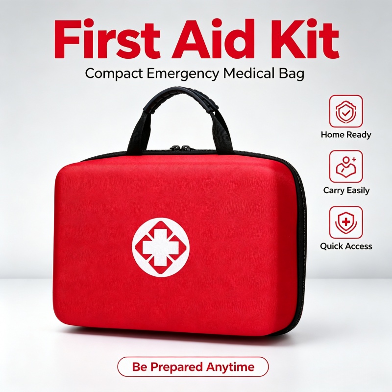 First Aid Bag Kit - حقيبة إسعافات أولية محمولة ذات غلاف