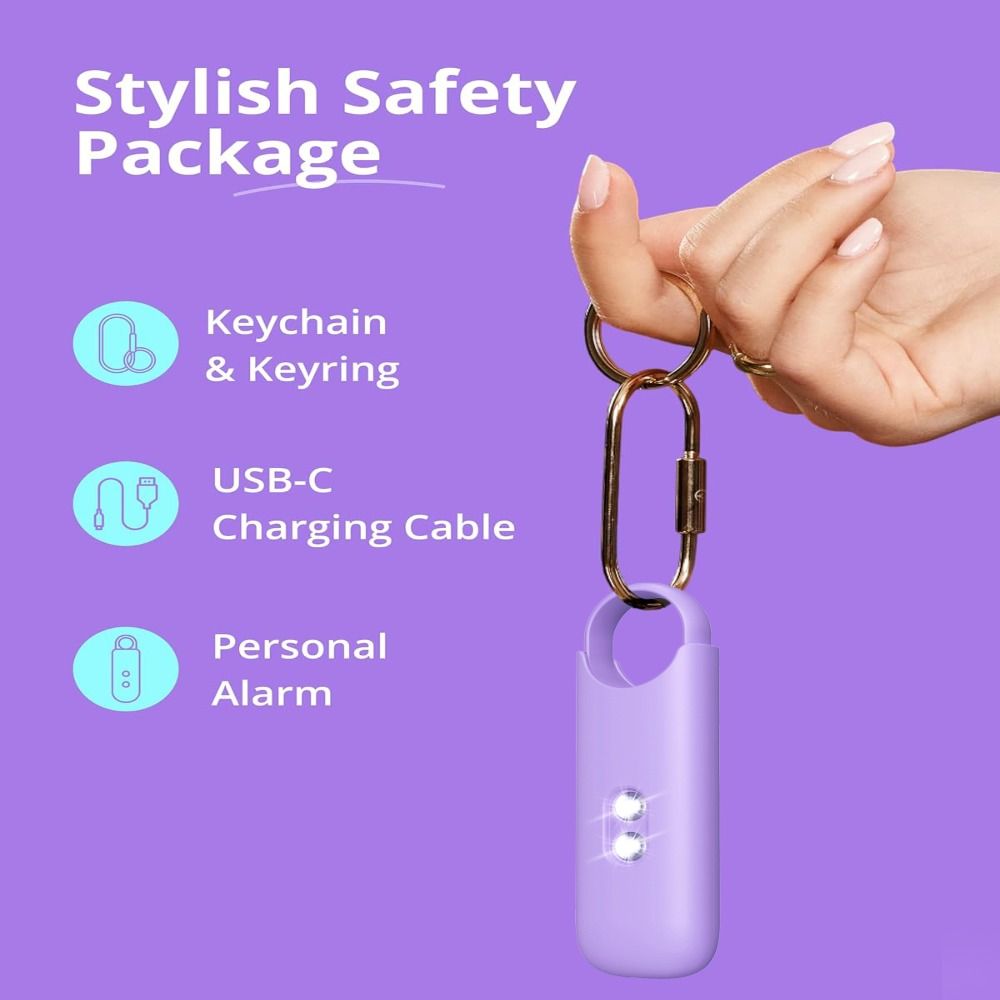جهاز إنذار شخصي للسلامة بقوة 1 - مراجعة Personal Alarm Keychain وسعره