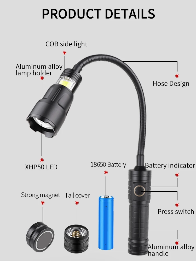 USB قابلة للشحن LED مصباح يدوي - مراجعة Power Outage Light وسعره