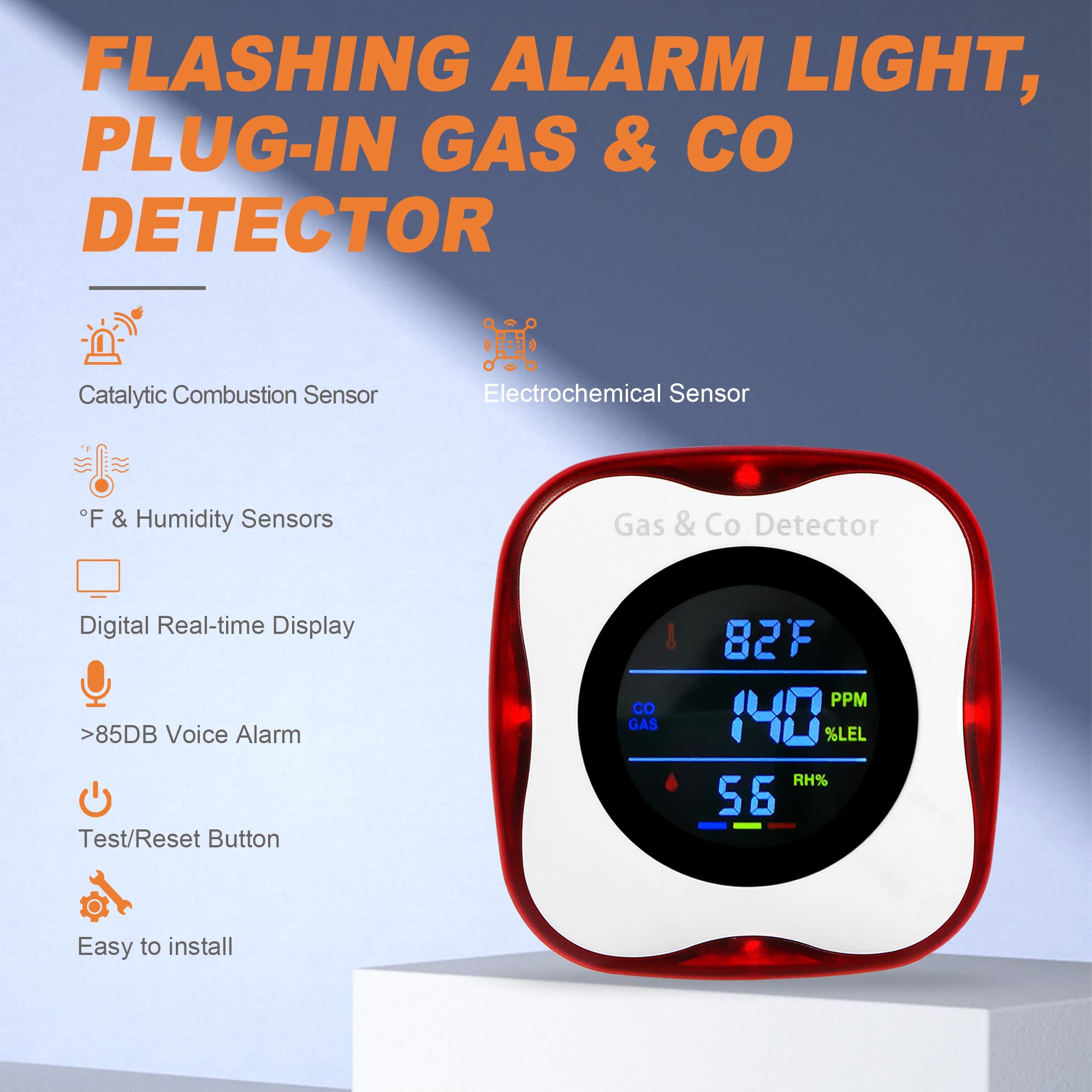 جهاز كشف الغاز وثاني أكسيد الك - مراجعة Co Detector Plug وسعره