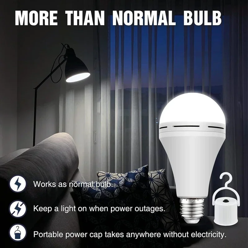 7-15 واط LED التخييم ضوء سطوع  - مراجعة Power Outage Light وسعره